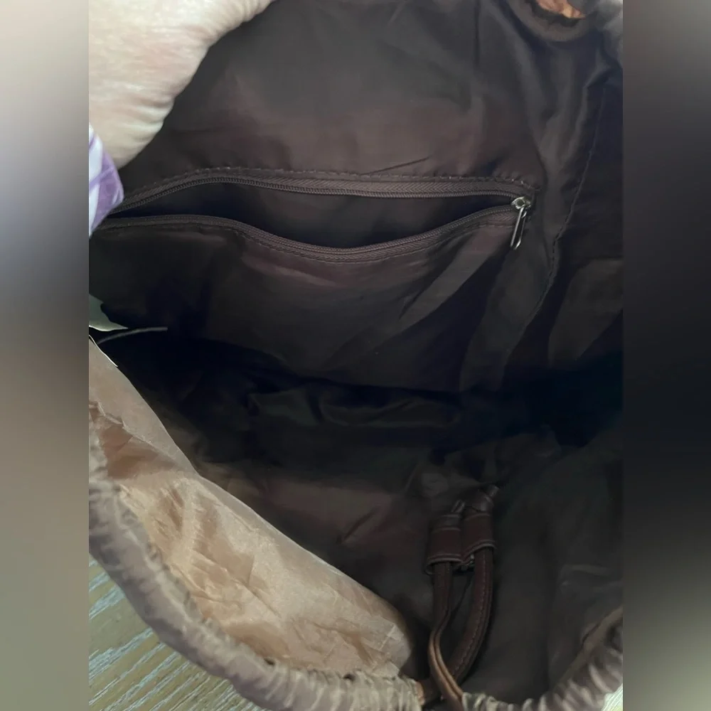 *Brown Bookbag Purse
